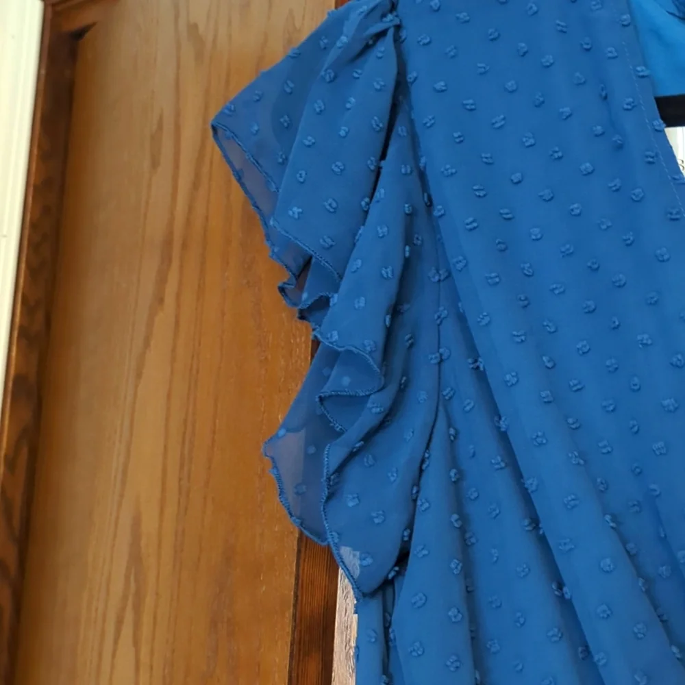 Teal Maxi Dress - Picture 3 of 4